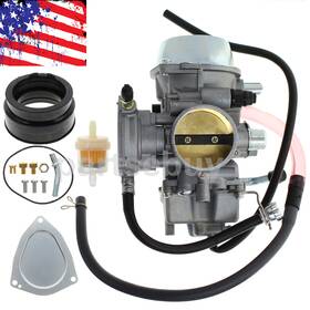 Partsebuy 710597786675 Carburetor Carb For Yamaha Grizzly 660 Yfm660 2002-2008 Rhino Yxr660 2004-2007