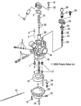 0451057 Polaris Spring Choke Return Genuine Oem Part Qty 1