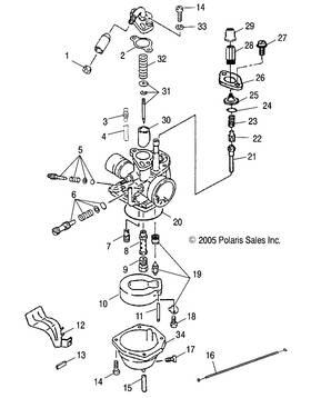 0451734 Polaris Needle And Seat Assembly Genuine Oem Part Qty 1 0451734 Polaris Needle And Seat Assembly Genuine Oem Part Qty 1