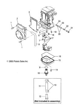 3130139 Polaris Hex Head Main Jet Genuine Oem Part Qty 1