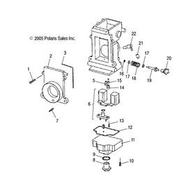 3130146 Polaris Hex Head Main Jet #460 Genuine Oem Part Qty 1