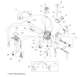 3131666 Polaris Carburetor Float Fcr Genuine Oem Part Qty 1