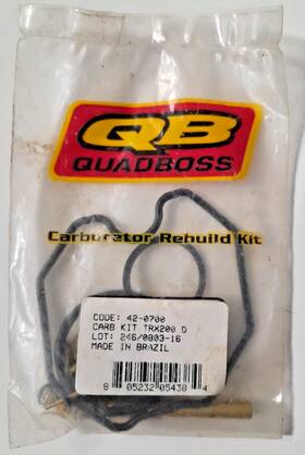 Quadboss 42-0700 Carburetor Carb Rebuild Kit - Honda Trx200 D Atv