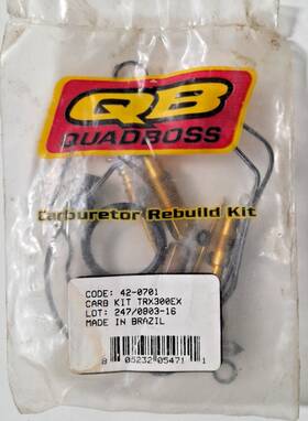 42-0701 Quadboss Carburetor Carb Rebuild Kit - Honda Trx300ex Atv