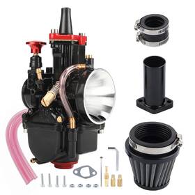 Qxber Wpk-212 Pwk28mm Carburetor Kit For Predator 212 Upgrade 28mm Black