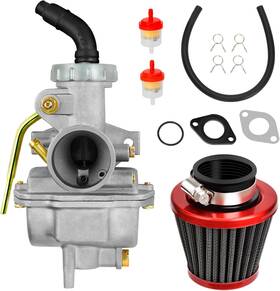 Cb077-red Rzeozu Pz20 Carburetor Air Filter Kit For 50cc 70cc 90cc 110cc 125cc Atv Sunl Go Kart