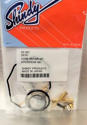 Ft84-86 Shindy 03-007 Carburetor Carb Repair Rebuild Kit Honda Atc200s Atc 200s 4-stroke Ft84-86 Shindy 03-007 Carburetor Carb Repair Rebuild Kit Honda Atc200s Atc 200s 4-stroke