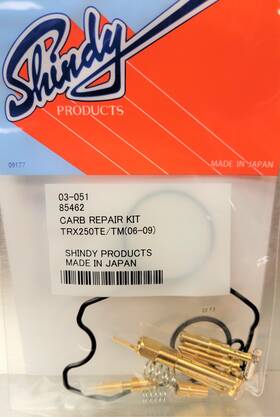 Ft06-13 Shindy 03-051 Carburetor Carb Rebuild Kit Honda Recon Es Trx250 Te / Tm 4-stroke