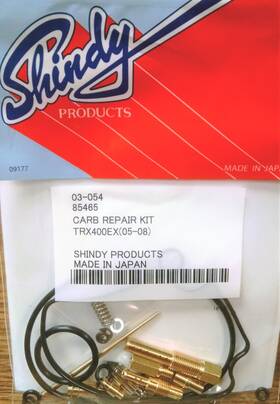 03-054 Shindy Carburetor Carb Rebuild Kit Honda Trx400ex Sportrax 400 2005-08 4-stroke