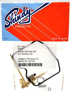 Ft89-04 Shindy 03-104 Carburetor Carb Repair Rebuild Kit Kawasaki Klf300 Bayou 4-stroke