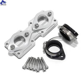 Zh-atv-000006-sil-8261-115 Tarazon For Yamaha Banshee Yfz350 Intake Manifolds Kit 33 34 35 Mm Carbs Carburetors Cnc