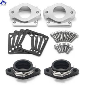 Zh-atv-000056-sil-8261-116 Tarazon For Yamaha Banshee 350 Yfz350 Intake Manifolds Dual Boots 33 34 35mm Carburetors