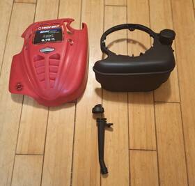12av566n71011 Troy-bilt 911769492398 Lawn Mower Engine Cover Fuel Gas Tank And Dip Stick