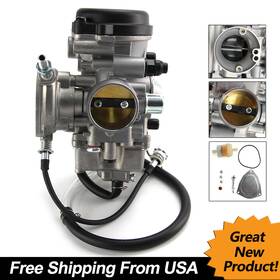 Mallymooo16ooo2-a Twom New Carburetor Carb For Yamaha Big Bear Wolverine Kodiak Grizzly Yfm 350 400 450