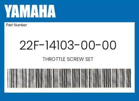 22f-14103-00-00 Yamaha Genuine Throttle Screw Set -