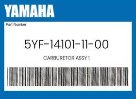 5yf-14101-11-00 Yamaha Genuine Carburetor Assy 1 -