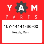 1UY-14141-36-00 Yamaha Nozzle, Main 1UY141413600, New Genuine Oem Part. Fixed Price $69.56.