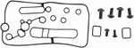 Moose Racing Carburetor Mid Body Gasket Kit 0935-1010. Fixed Price $35.36.
