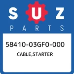 58410-03GF0-000 Suzuki Cable,starter 5841003GF0000, New Genuine Oem Part. Fixed Price $52.63.