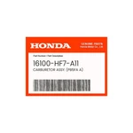 Honda Genuine Carburetor Assy. (PB5FA A) 16100-HF7-A11. Fixed Price $205.18.