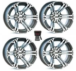Itp SS212 Atv Wheels/rims Machined 12" Honda Rincon Rancher (4). Fixed Price $497.32.