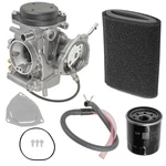 5UH-E4451-00-00 Air Filter & Carburetor Kit For Yamaha Kodiak YFM400 2004-06. Fixed Price $57.00.
