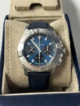 Breitling AB0146101C1X1 Avenger Chrono 42 Blue Dial Strap. Fixed Price $5720.00.