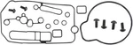 Moose Carburetor Mid Body Gasket Kit #187657 For Ktm/yamaha. Fixed Price $26.95.