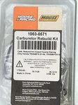 New Genuine Moose Racing 1003-0571 Carburetor Rebuild Kit. Fixed Price $37.94.