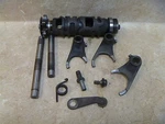 Kawasaki Bayou KLF300-B1 Used Engine Shift Drum Forks 1988 #KB25. Fixed Price $6.50.