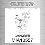 MIA10557 Chamber Fits John Deere (surplus Open Box). Fixed Price $439.86.