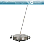 18 Inch Pressure Washer Surface Cleaner W/ 4 Wheels Stainless Steel Housing. Fixed Price $84.54.