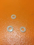 Husqvarna Carburetor Cover Nylon Washer 501586701 Qty 3 Nos Oem ---B55. Fixed Price $9.95.