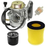 Caltric Air Filter & Carburetor Kit For Suzuki Eiger LTF400 2003-2007. Fixed Price $56.00.