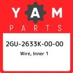 2GU-2633K-00-00 Yamaha Wire, Inner 1 2GU2633K0000, New Genuine Oem Part. Fixed Price $22.85.