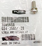 Qty 2 New Genuine Polaris 3085698 Screw W/ Washer, Magnum Rager Sportsman. Fixed Price $9.41.