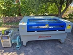 Jamieson CMA-1390 35"X51" 100W Laser Engraving And Cutter Machine, SL-2D Chiller. Fixed Price $5475.00.