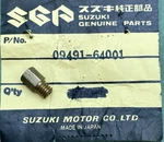 New Genuine Suzuki 09491-64001 Jet Main Carburetor. Fixed Price $16.08.