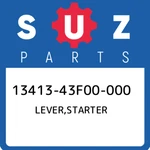 13413-43F00-000 Suzuki Lever,starter 1341343F00000, New Genuine Oem Part. Fixed Price $20.29.
