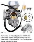 For Polaris Sportsman 500 4X4 Ho 2001-2006 2008-2010 2011 2012 2013 Carburetor. Fixed Price $29.99.
