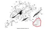New Oem Arctic Cat 300 Dvx Left Footwell Floorboard Mudguard Black. Fixed Price $94.95.