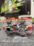 Genuine Yamaha Banshee 350 Oem Stock Carburador Assembly (pair). Fixed Price $550.00.
