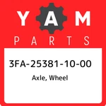 3FA-25381-10-00 Yamaha Axle, Wheel 3FA253811000, New Genuine Oem Part. Fixed Price $551.64.