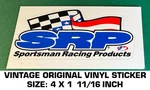Je Pistons Sportsman Racing Products - Vintage Original Vinyl Decal Sticker. Fixed Price $5.02.