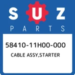 58410-11H00-000 Suzuki Cable Assy,starter 5841011H00000, New Genuine Oem Part. Fixed Price $45.70.