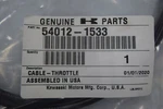 Kawasaki Oem 97-04 Mule 520 550 Throttle Cable 54012-1533. Fixed Price $23.28.