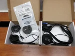 Plantronics HW261N Black Headband Headsets (lot Of 2). Fixed Price $30.00.