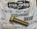 Qty Polaris Cap Screw 7512365 Hawkeye 330 400 Rzr Ranger 700 800 Oem Nos. Fixed Price $24.99.