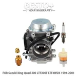 New Carburetor Kit For Suzuki King Quad LTF300F LTF4WDX 1994-2001 Atv. Fixed Price $31.97.