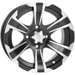 Itp SS312 Wheel - 14X8 3+5 Offset 4/110 Matte Black/machined Atv/utv Rear. Fixed Price $153.07.